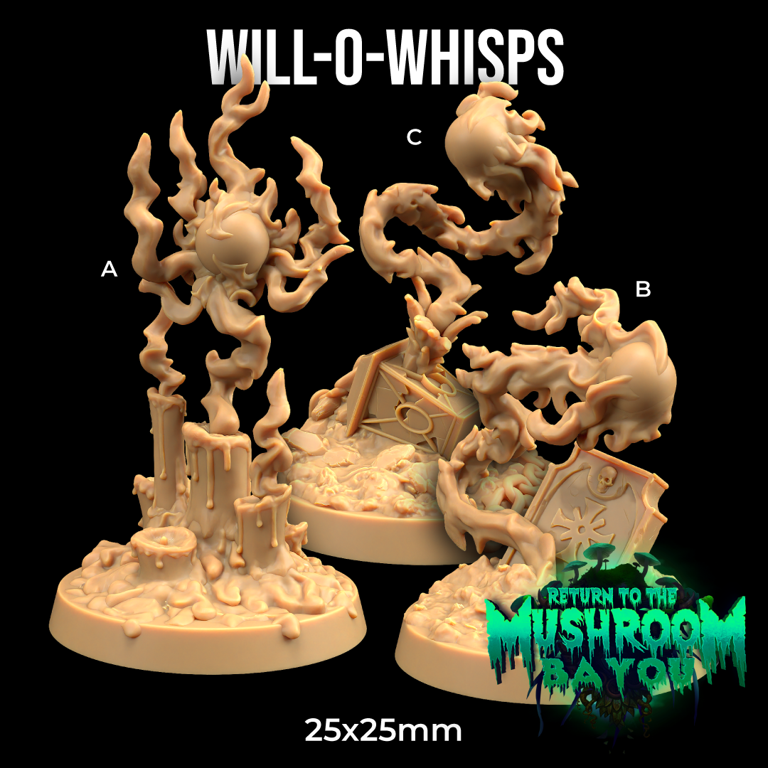 Will-O-Whisps | PRESUPPORTED | Return To The Mushroom Bayou